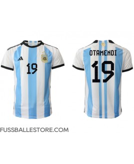 Günstige Argentinien Nicolas Otamendi #19 Heimtrikot WM 2022 Kurzarm